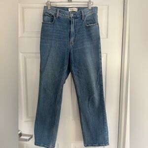 Abercrombie & Fitch Blue Straight Leg Jeans
